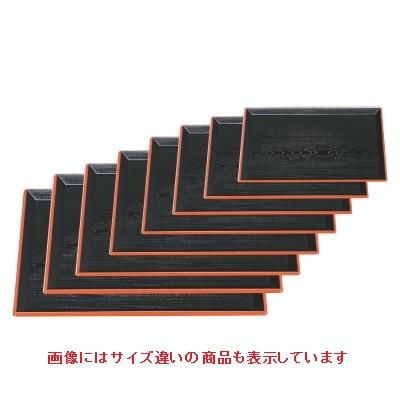 長手盆 富士長手木目盆黒渕朱尺5寸 NS加工