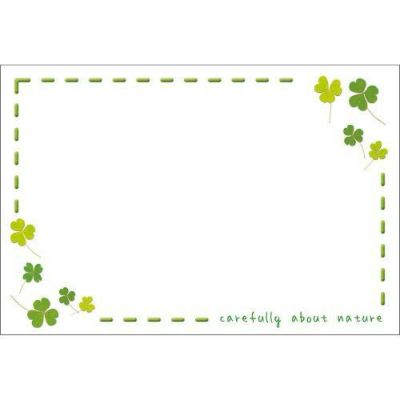 ショーカード はがきサイズ クローバー/30枚×5冊入