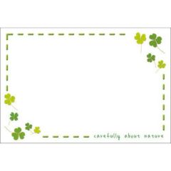 ショーカード はがきサイズ クローバー/30枚×5冊入