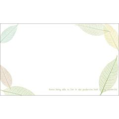 ショーカード 名刺サイズ 葉脈リーフ/30枚×5冊入