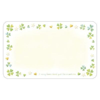 ファンタジーカード カラフルクローバー/15枚×5冊入