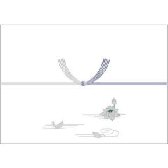 のし紙 本中判 銀蓮 京/100枚×5冊入