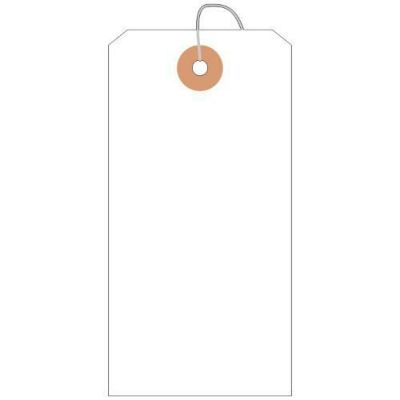 パック入荷札 大 白 一穴 200P/200枚×5袋入