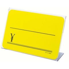 カード立 L型 PET・トーメイ/10個入1箱