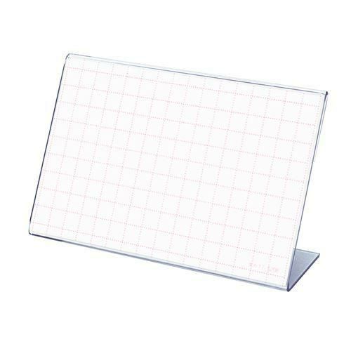 カード立 L型 PET・トーメイ/10個入1箱