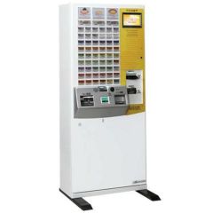 芝浦　自動販売機　稼働品　KB-272EX   引き取りのみ　券売機 芝浦自販機】KB-272EX ボタン式 券売機 - 株式会社エルコム