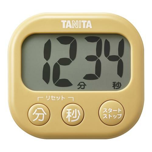 【タニタ】抗菌でか見えタイマー TD429 YL マスタードイエロー