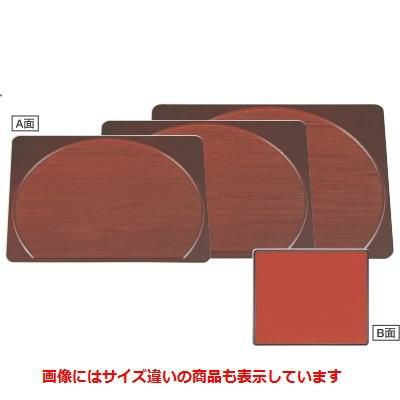 半月盆 半月会席焼杉盆溜杉木目/朱渕黒尺3寸