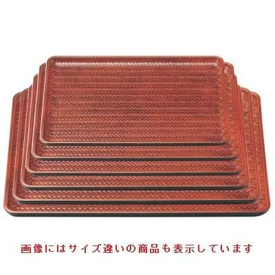 長手盆 竹目長手盆栃塗尺2寸 NS加工