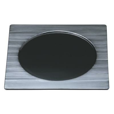 お盆 尺0寸昇陽角盆銀刷毛目