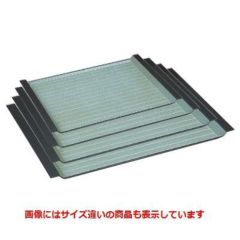 お盆 白山盆グリーン雲流渕黒尺4寸 NS加工