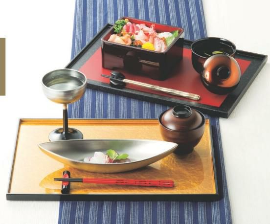 長手盆 平成長手盆ゴールド雲流尺3寸 NS加工