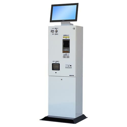 【ボステック】高額紙幣タイプ タッチパネルセルフ決済機 FMC-156T 架台付