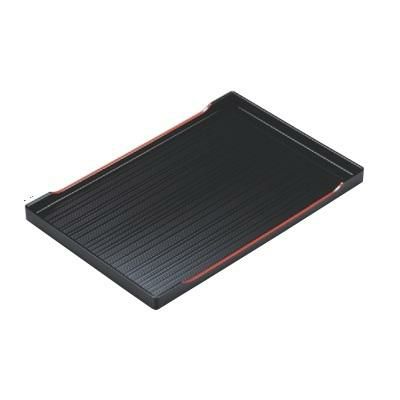 カスター トレー 千筋カスター盆黒天朱