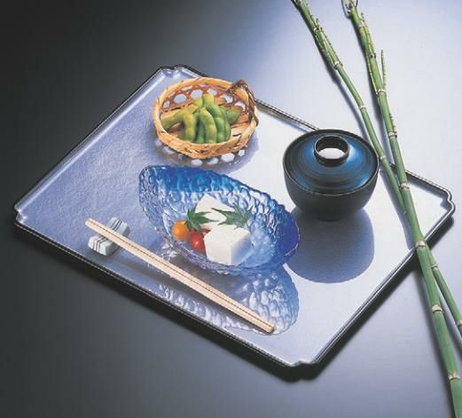 お盆 木瓜盆紫雲流天黒尺3寸 NS加工