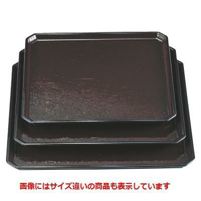 お盆 角隅切木目盆新溜天黒尺2寸 NS加工