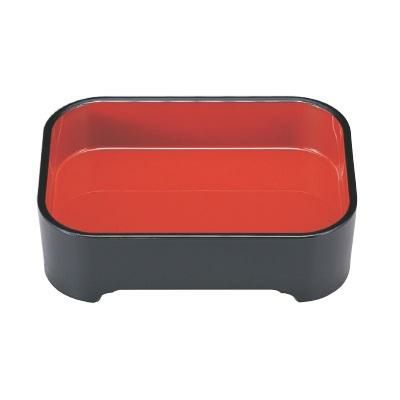 番重 尺1寸象足番重黒内朱