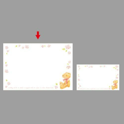 ショーカード はがきサイズ ベア/30枚×5冊入