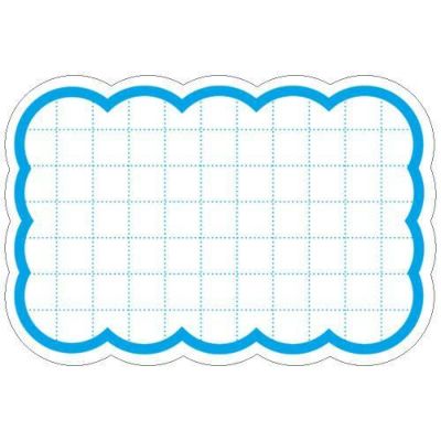 抜型カード 雲 中 ブルー/50枚×5冊入
