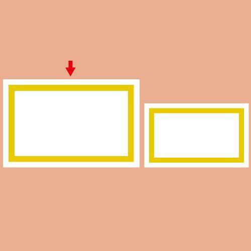 ショーカード 中 金箔枠/30枚×5冊入