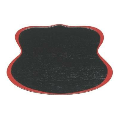 お盆 尺3寸ひさご盆黒天朱