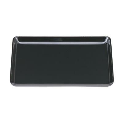 お盆 名刺盆黒(本漆塗)8寸