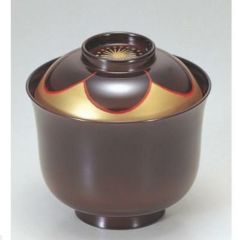 小吸椀 3寸羽反小吸椀溜回転梅