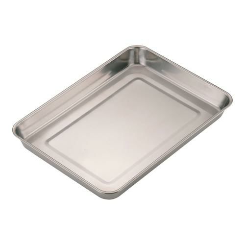 ステンレス浅型角バット 8枚取