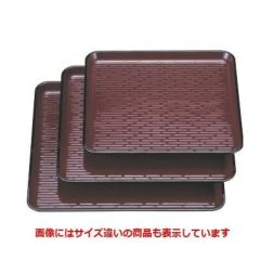 お盆 耐熱角盆ウルミ鎌倉彫尺0寸 NS加工