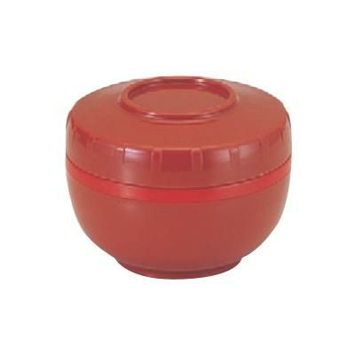 弁当箱 H-500保温飯器・汁器(二重構造)ブラウン色スクリューキャップ式