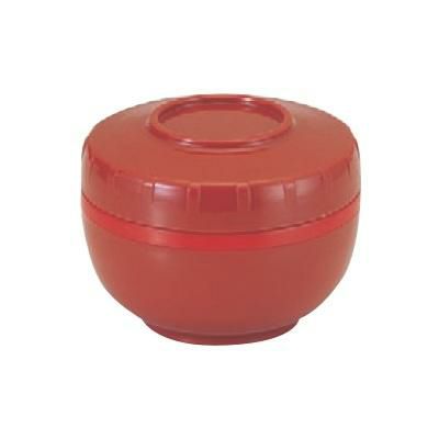 弁当箱 H-500保温飯器・汁器(二重構造)ブラウン色スクリューキャップ式