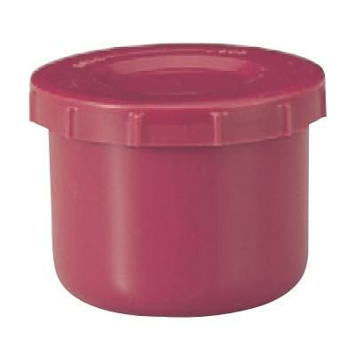 コンテナ 【汁椀 ワイン色スクリューキャップ式】 高さ70 直径:93 【業務用食器】