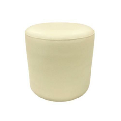 TB オリジナル 丸スツール ホワイト レザー 幅380×奥行380×高さ380mm