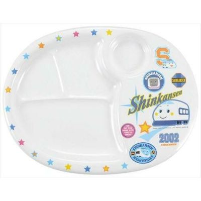 メラミン 子供食器 新幹線 ランチ皿 MC-31-SKS