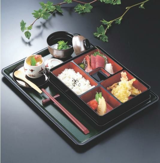 長手盆 耐熱つば付長手盆グリーン石目渕黒尺3寸 NS加工