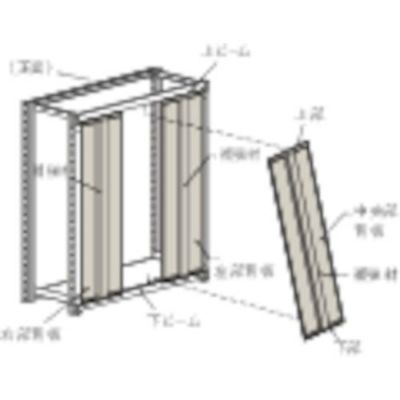 TRUSCO M2型棚用はめ込み式背板 W1200XH1800 ネオグレー/業務用/新品/送料別途見積