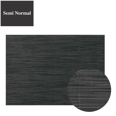 ランチョンマット COL.7ブラックストライプAエレガントマットセミノーマル