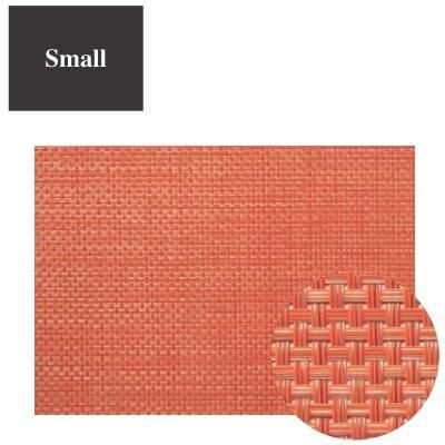 ランチョンマット COL.14オレンジチェックエレガントマットスモール