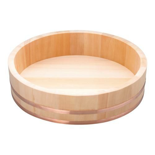 木製銅箍 飯台(サワラ材) 48cm