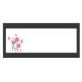 敷紙 箸置マット(100枚単位)梅(2月～4月) 幅380 奥行130