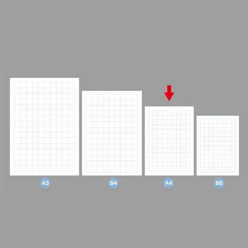 POP用紙 A4判 無字/50枚×1冊