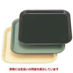 トレー 耐熱33cm角トレー溜塗り SS塗 NS加工