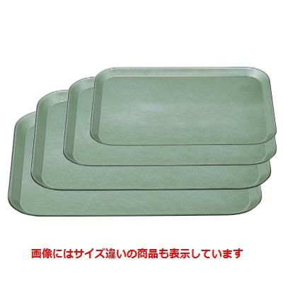 トレー 耐熱長手トレーグリーン雲流41cm NS加工