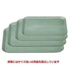 トレー 耐熱長手トレーグリーン雲流41cm NS加工