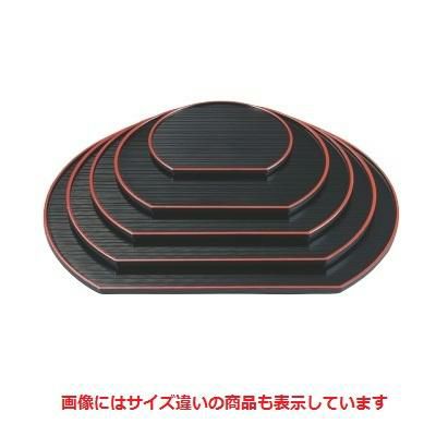 半月盆 乱引半月盆黒天朱尺0寸