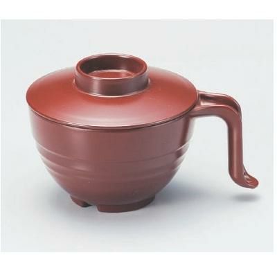 汁椀 手付スープ椀総銀朱