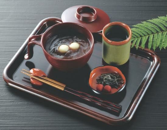 汁椀 手付スープ椀総銀朱