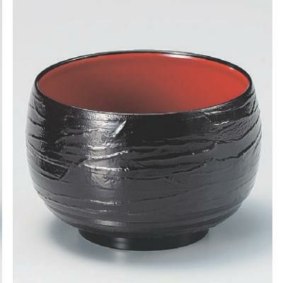 飯碗 宝飯椀溜内朱塗
