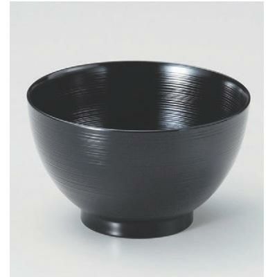 汁椀 刷毛目汁碗 黒
