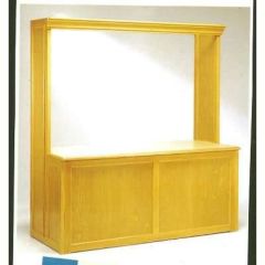 【受注生産品】組立式屋台 洋風屋台 11-457-3 幅1800×奥行750×高さ1950(mm)